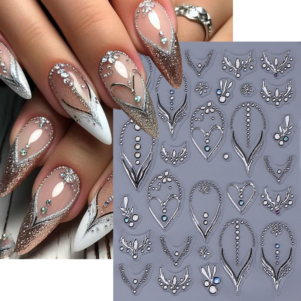 Baroque Style 3D Nail Art Stickers